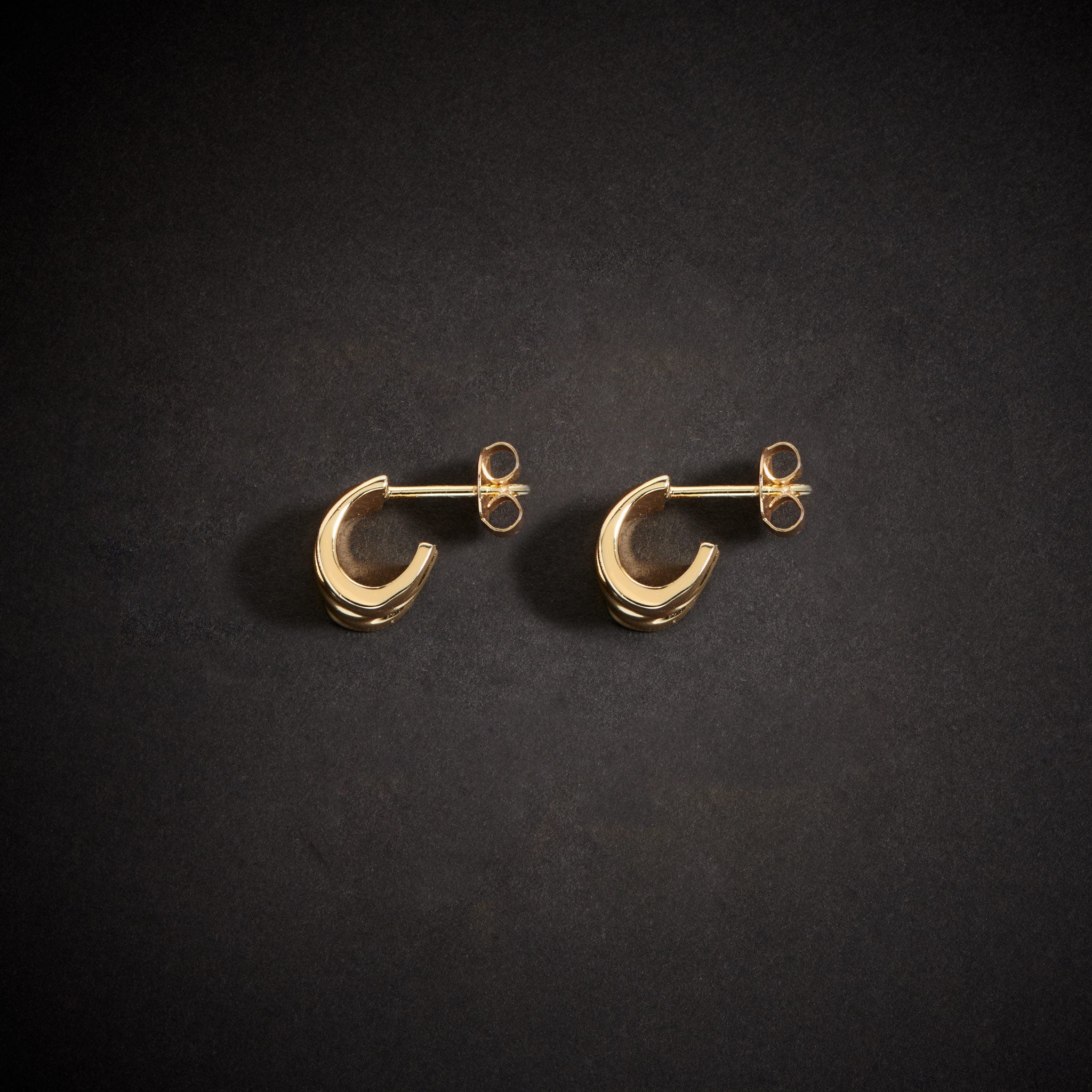 Minos Mini Hoop Earrings in Gold